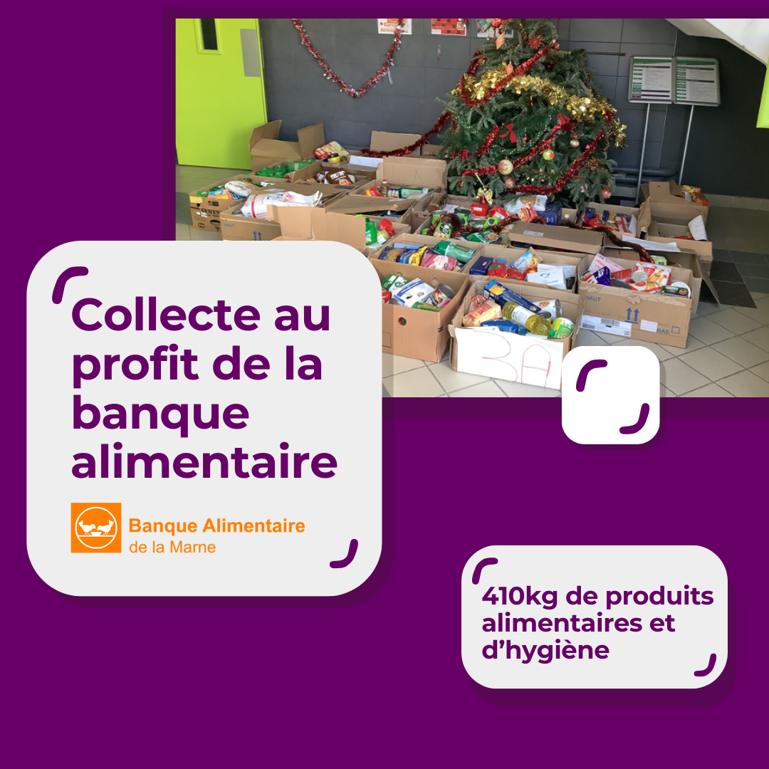 Collecte au groupe Saint Michel.