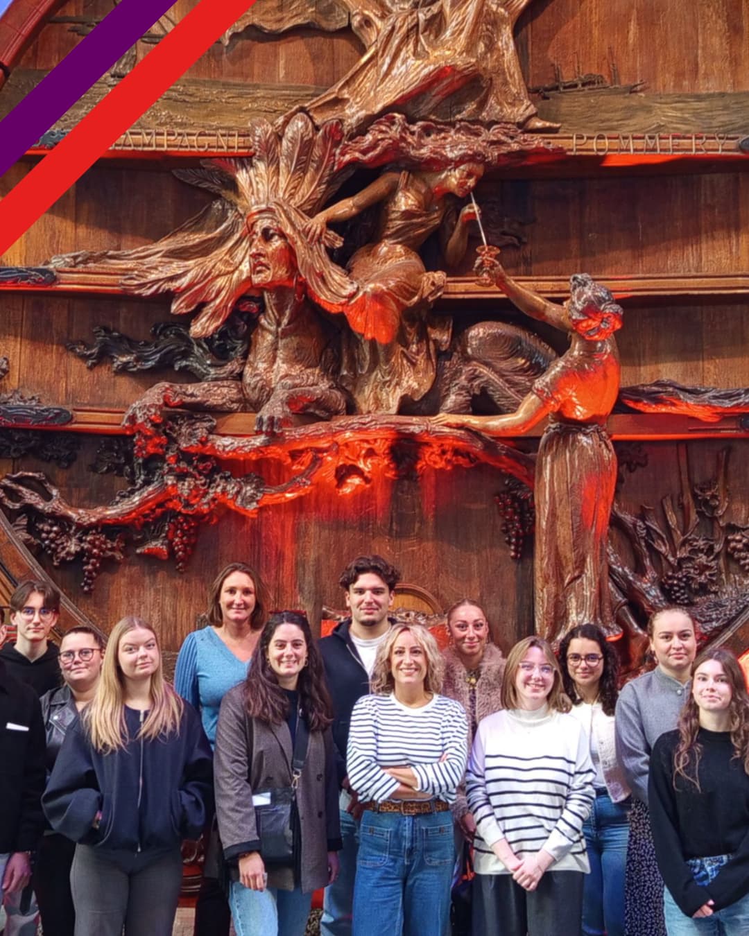 Visite pédagogique Vranken Pommery Groupe Saint Michel : une immersion professionnelle pétillante